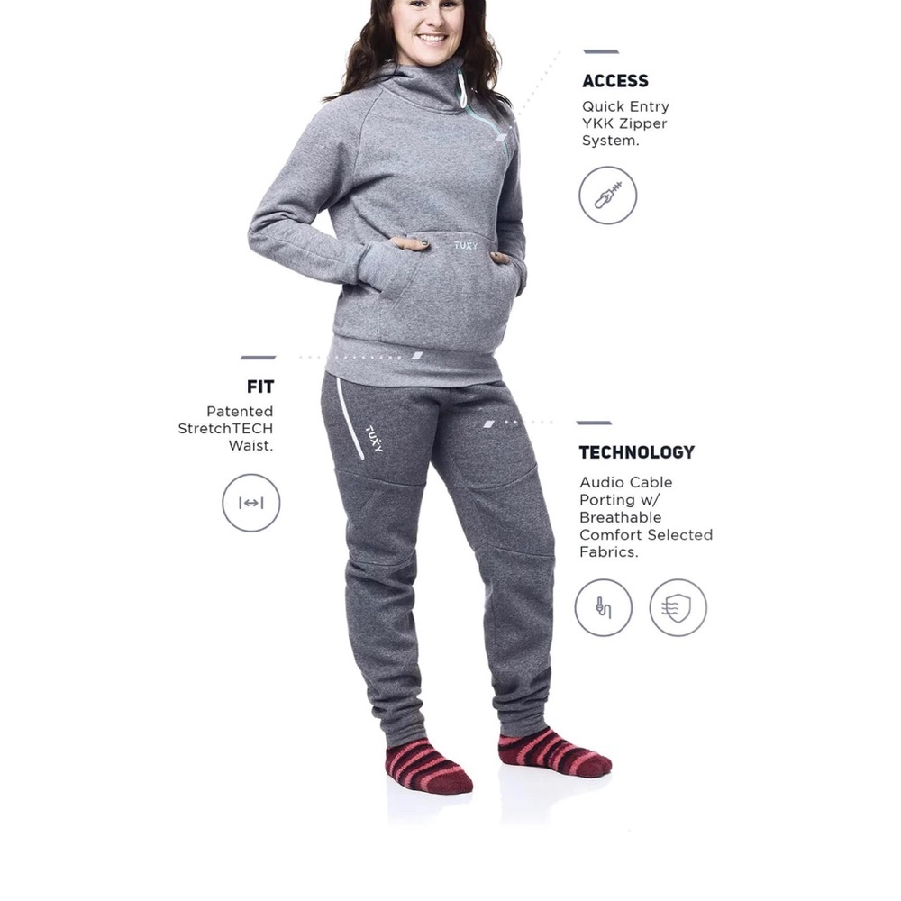One piece sweatshirt/pants